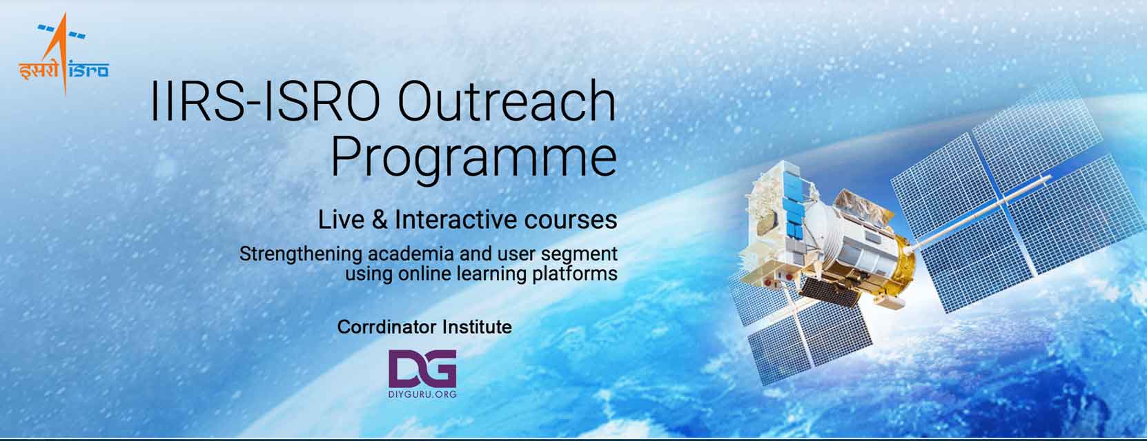 Guidelines to Join ISRO Online Course through DIYguru at IIRS