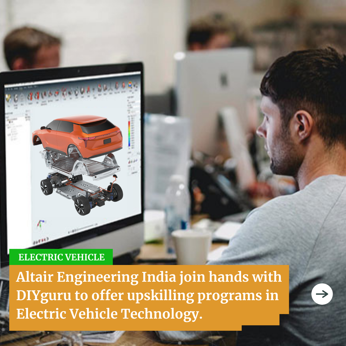 Altair Engineering India join hands with DIYguru to offer upskilling programs in Design Engineering (CAD/CAE), AI, ML & Electric Vehicle Technology.